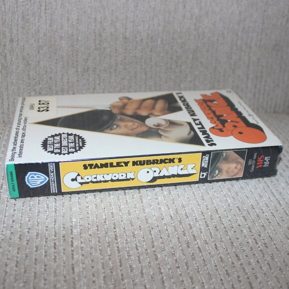 3/$188❤️sealed 1991 A CLOCKWORK ORANGE (1971) VHS Stanley Kubrick Warner Bros - Picture 2 of 7